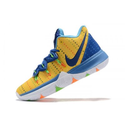 Nike Erkek Kyrie 5 Skills Academy Sarı / Mavi Basketbol Ayakkabısı Türkiye - EUP7F3O4